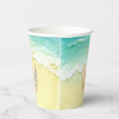 サーフアップカップザビッグワンサーファー誕生日 紙コップ (右)