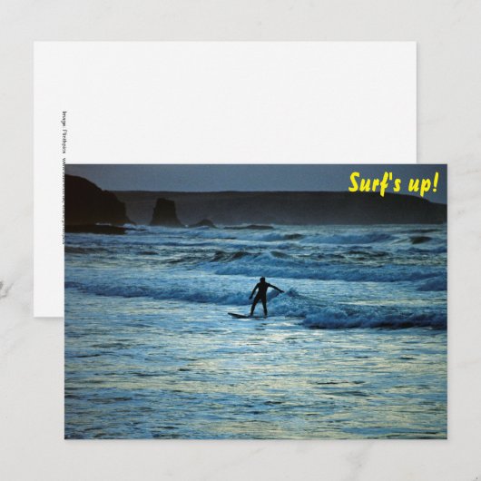 サーフアップカード (正面/裏面)