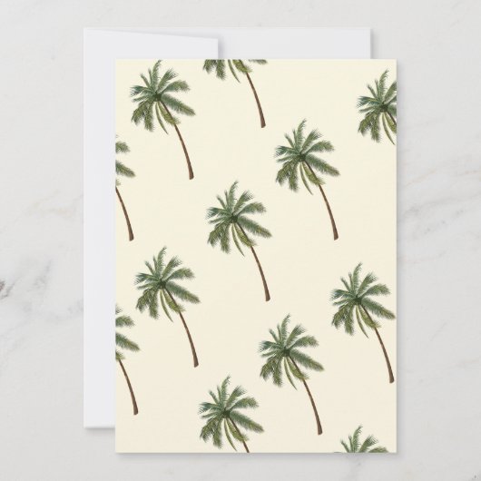 サーフアップサンシャインビーチ誕生日 招待状 (裏面)