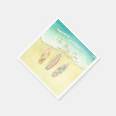 サーフアップナプキンズザビッグワンサーファー誕生日 スタンダードカクテルナプキン (角)