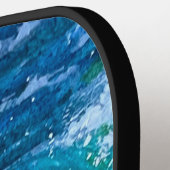 「サーフアップ」カスタムピックボールパドル ピックルボールラケット (左詳細)