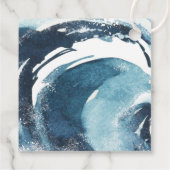 サーフアップ |ベビーオンボードビーチベビーシャワー フェイバータグ (裏面)