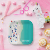 サーフアップ ペーパープレート (パーティー)