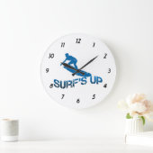 サーフアップ ラージ壁時計 (ホーム)