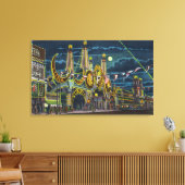 サーフアベニュービューオブルナパークエントランス キャンバスプリント (インサイチュ (リビング))