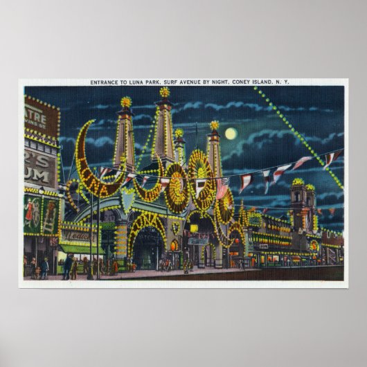 サーフアベニュービューオブルナパークエントランス ポスター (正面)