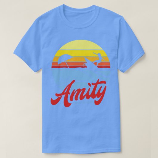サーフアミティアイランド Tシャツ (デザイン正面)