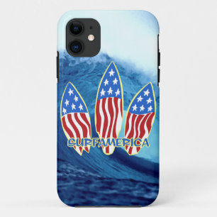 サーフアメリカサーフボードウェーブiPhone 5ケース iPhone 11 ケース
