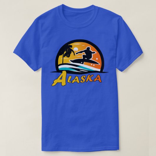 サーフアラスカTシャツ Tシャツ (デザイン正面)