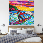 サーフアート キャンバスプリント (インサイチュ (寝室))