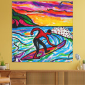サーフアート キャンバスプリント (インサイチュ (リビング))