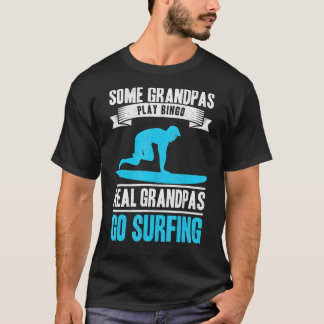 サーフィンおじいちゃん サーフィン大好き おじいちゃんサーファー オールドサーファー Tシャツ