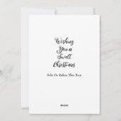 サーフィンおもしろいビーチクリスマスカード シーズンカード (裏面)