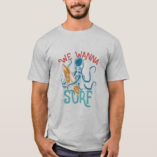 サーフィンしたい Tシャツ (正面)