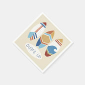 サーフィンだ！サーフボード スタンダードカクテルナプキン (角)