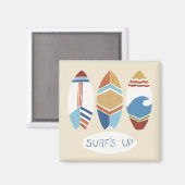 サーフィンだ!サーフボード マグネット (正面/裏面)