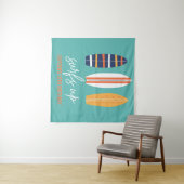 サーフィンだ BOY サーフボード ビーチ 誕生日パーティー タペストリー (インサイチュ(横))