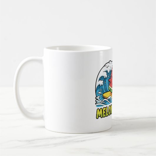 サーフィンとスナック コーヒーマグカップ (左)