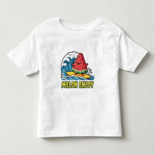 サーフィンとスナック トドラーTシャツ (正面)
