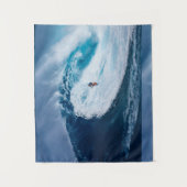 サーフィンとチューブ タペストリー (正面)