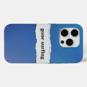 サーフィンに行って青の世界へ Case-Mate iPhoneケース (裏面 (横))