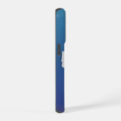 サーフィンに行って青の世界へ iPhoneケース (右側面)