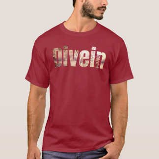 サーフィンに飛び込む Tシャツ