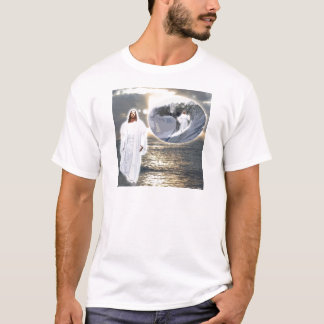 サーフィンのイエス・キリストの服装 Tシャツ