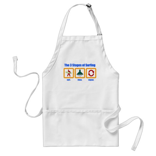 サーフィンのエプロンの3つのステージ スタンダードエプロン (正面)
