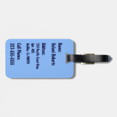 サーフィンのハワイの削減のハワイの荷物のラベル ラゲッジタグ (裏面横)