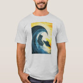 サーフィンのピンボール機 Tシャツ (正面)