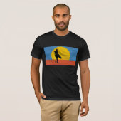 サーフィンのワイシャツ Tシャツ (正面フル)