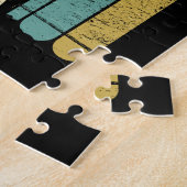 サーフィンのヴィンテージ ジグソーパズル (側面)