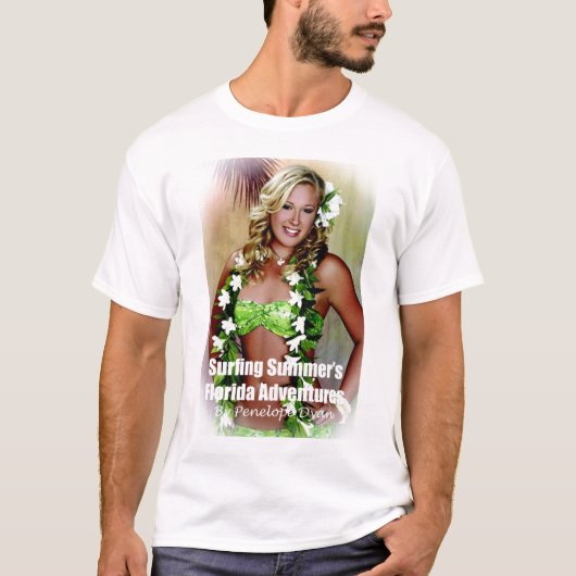 サーフィンの夏のフロリダの冒険 Tシャツ (正面)