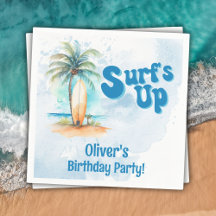 サーフィンの夏 ビーチの誕生日パーティー