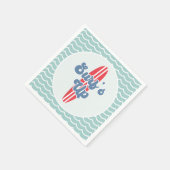 サーフィンの日 誕生日おめでとう スタンダードカクテルナプキン (角)