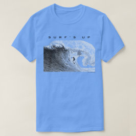 サーフィンの波乗りバレルウェーブ Tシャツ