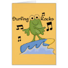 サーフィンの石-カエルのTシャツおよびギフト