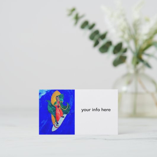 サーフィンの聖者の名刺 名刺 (スタンド正面)