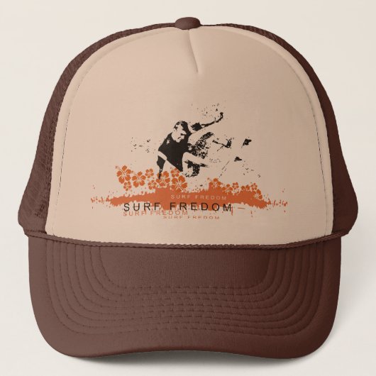 サーフィンの自由 キャップ (正面)