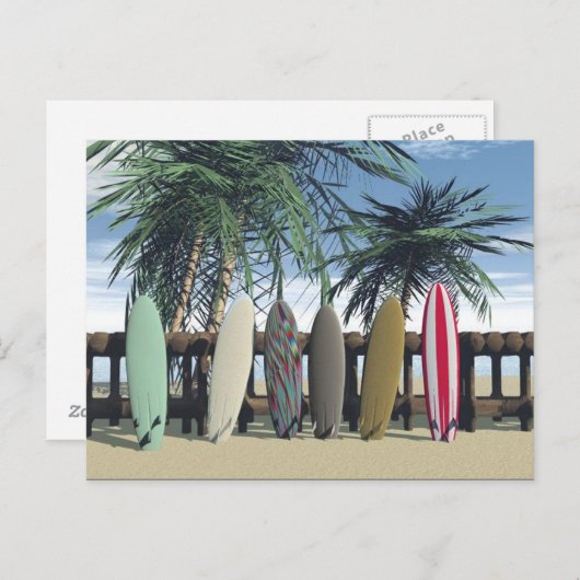 サーフィンはがき ポストカード (正面/裏面)