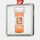 サーフィンは薬 メタルオーナメント (左)