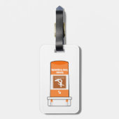 サーフィンは薬 ラゲッジタグ (裏面縦)