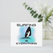 サーフィンはTシャツとギフトのすべて ポストカード (スタンド正面)