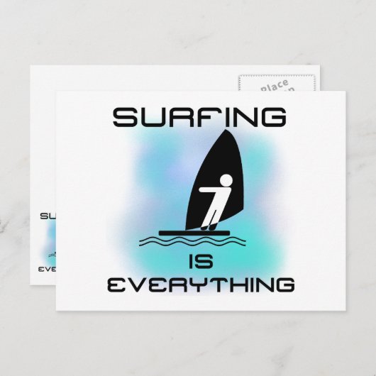 サーフィンはTシャツとギフトのすべて ポストカード (正面/裏面)