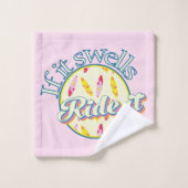 サーフィンもしの夏に乗る バスタオルセット (ウォッシュタオル)