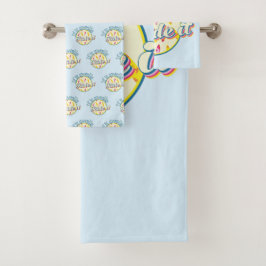 サーフィンもしブルーに乗る バスタオルセット