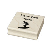 サーフィンをサーフボードのゴム切手 ラバースタンプ (スタンプ)