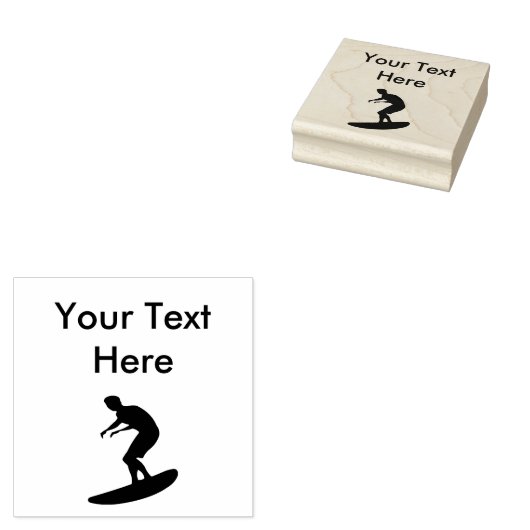 サーフィンをサーフボードのゴム切手 ラバースタンプ (押印)
