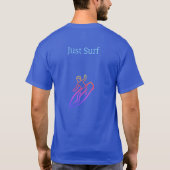 サーフィンを楽しもう Tシャツ (裏面)